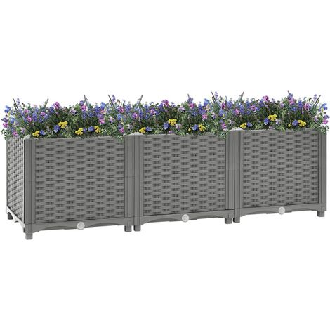 Maison Exclusive - Hochbeet 120x40x38 cm Polypropylen