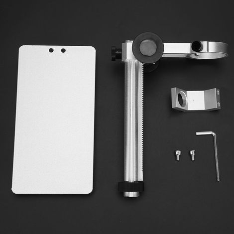 Support de microscope USB en alliage d'aluminium pour microscope numérique, support de levage