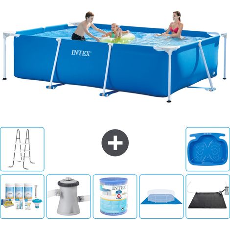 Intex Piscine Tubulaire Rectangulaire - 300x200x75 cm - 8-pièces S30205 (1/5)