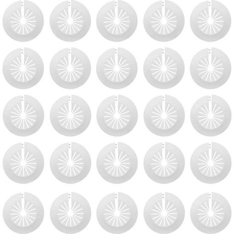 30 Pcs Radiateurs De Tuyau En Plastique Cache Tuyau Radiateur Rosaces Simples Rosace Radiateur Cache Tuyau Manchons De Tuyaux Pour Les Tuyaux De 14-29 Mm(Blanc) (1/5)