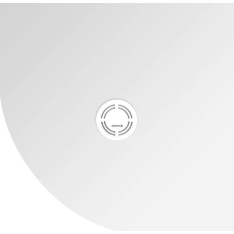 Polysan Flexia - Plato de ducha, 80x80 cm, dimensiones ajustables, blanco 91171