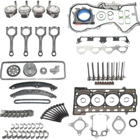 Kit di guarnizioni per testata cilindri per la riparazione del motore, compatibile con motori 1.4 TSI, materiale di alta qualità, progettato per prestazioni ottimali del motore, facile installazione, (1/5)