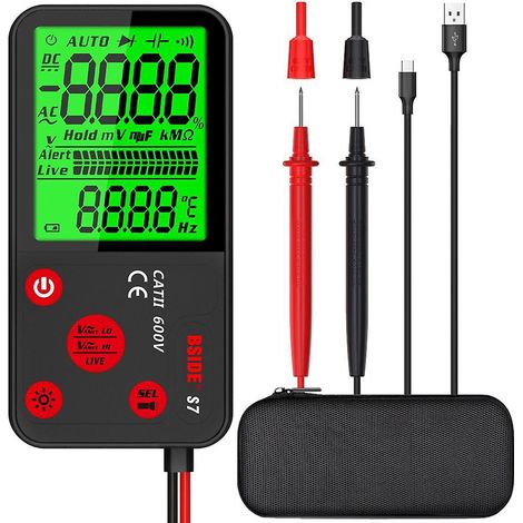 Professionelles digitales Multimeter zur Messung von Spannung, Widerstand, Frequenz und Kapazität