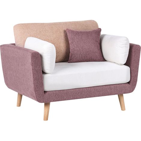 Sessel BOLGA Stoff Rosa