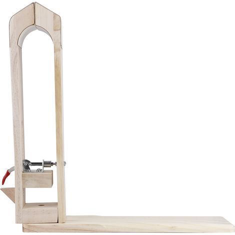 Set mit 10 Buchenholz- und Lederclips zum Nähen, für Riemen und DIY-Bastelarbeiten (1/5)
