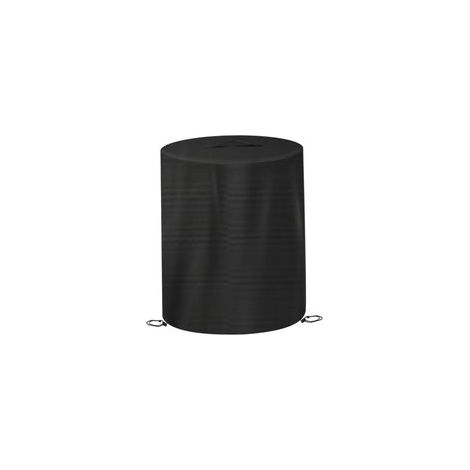 Housse de protection ronde pour brasero, 60 x 74 cm, étanche, anti-poussière, pour friteuse à dinde sans huile, housse de protection extérieure avec poignée supérieure pour grill et chauffage terr