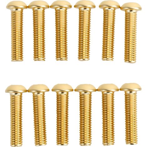 12 viti a testa piatta in ottone M8x30mm, resistenti alla corrosione, viti in metallo massiccio per lavori in officina. (1/5)