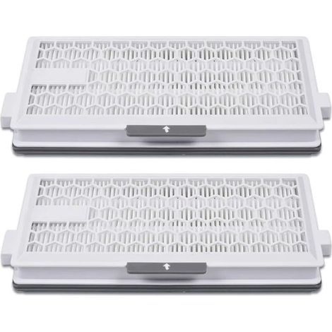 Staubsaugerfilter Air Clean Plus 50 für Miele Complete C3 Powerline S8340 Staubsaugerfilter, Air Clean SF-HA 50 für Complete C2 C3 Compact C1 C2, Packung zu 2