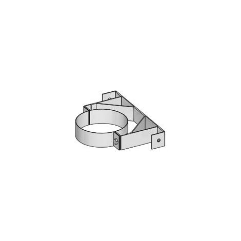 Support mural ProGasPP pour cuve DW, ø80/125 mm, acier inoxydable