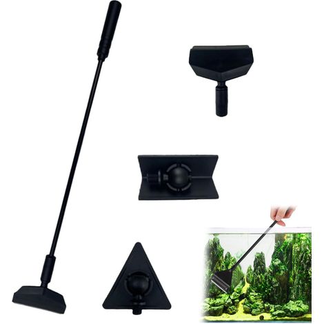 Applicable Outils de nettoyage, nettoyant pour vitres d'aquarium, accessoires d'aquarium, nettoyant pour aquarium, kit de nettoyage pour aquarium, accessoires d'aquarium