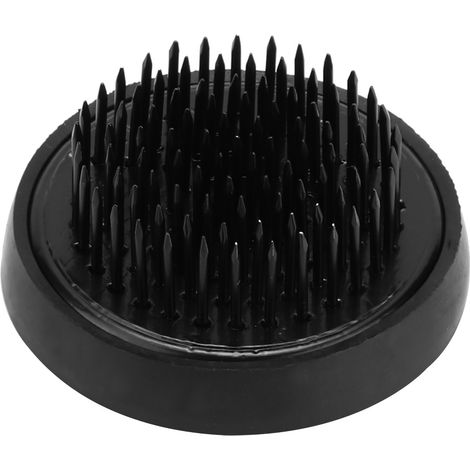 Montagna nera per ikebana, supporto in piombo a spina per fiori (46 mm) con copertura protettiva