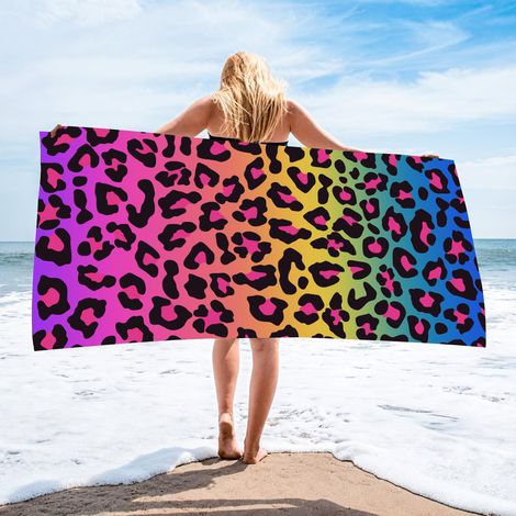 Strandtuch, ultrafeines, saugfähiges Strandtuch aus Fasern, bedrucktes Handtuch, Strandmatte