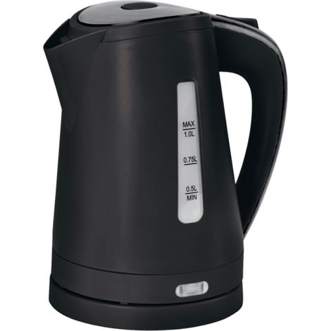 Bollitore elettrico Hotel Lt.1 plastica nero B2001PU Stark