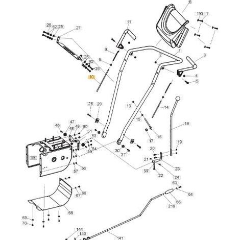CAVO 105 CM ORIGINALE STIGA - 1811-2585-01