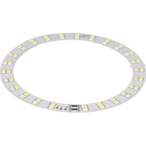 Panneau de Lumière Circulaire, Plaque de Lumière Anneau Substrat en Aluminium Ligne de Commutateur USB avec Câble USB pour Ancre pour Bureau pour Étudiant (1/5)