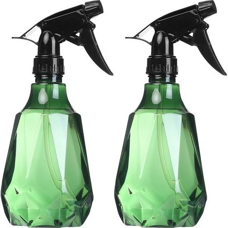 Set mit 2 wiederverwendbaren 500-ml-Sprühflaschen für Pflanzen, zum Besprühen, für die Gartenpflege und zur Haarpflege (1/5)