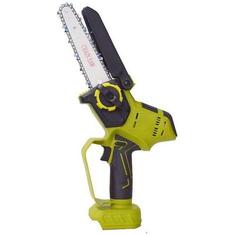 Mini tronçonneuse électrique sans fil 15,2 cm – 21V avec 1 batterie – Autonomie 40-60 min – Moteur Brushless pour coupe précise