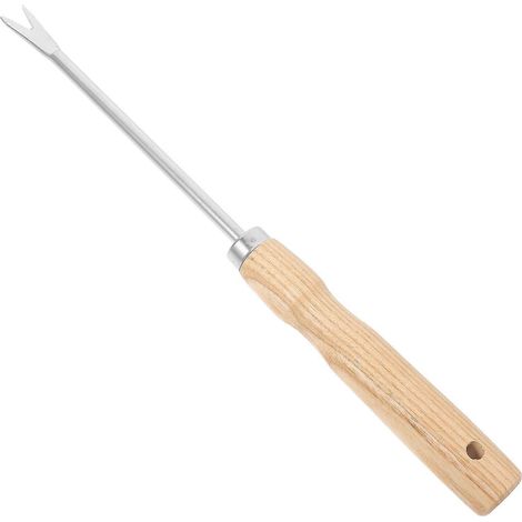 Outil de désherbage manuel, arrache-racines pour le jardinage, poignée ergonomique, 30 x 2,3 x 2,3 cm, 1 pièce (1/5)