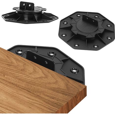 Randaco Tassello regolabile per terrazza da 18 a 30 mm - Set da 10 tasselli