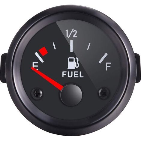 Jauge de Niveau de Carburant 52mm Universel 12V avec Indicateur E-1/2-F pour Voiture SUV Camion Bateau (1/3)