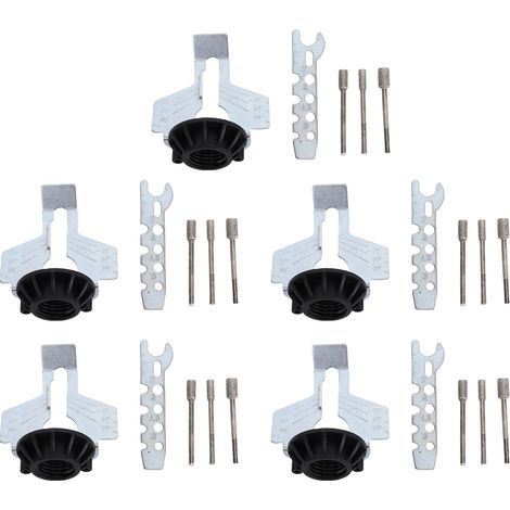 Kit de fixation d'affûtage de tronçonneuse, Guide d'angle, limes de pierre à aiguiser, outil de perçage électrique manuel, accessoires pour tondeuse de jardinage (1/5)