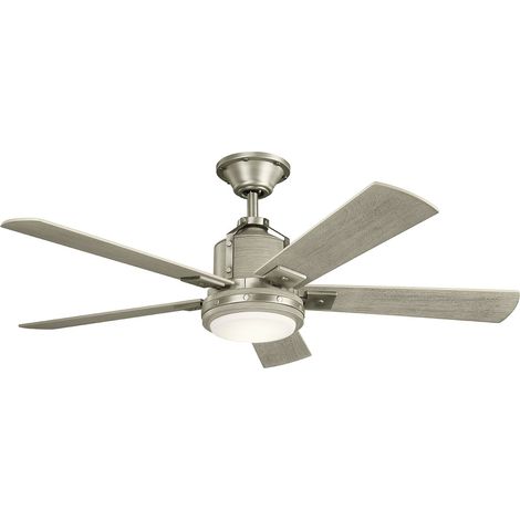 Deckenventilator mit Licht LED Ø 132 cm dimmbar Fernbedienung Ventilator Sommer Winter Betrieb Deckenlampe