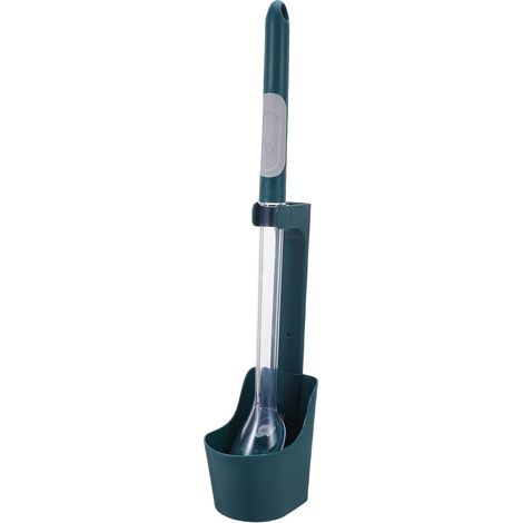 Brosse WC Murale avec Réservoir Intégré Poils Durs pour Nettoyage en (1/5)