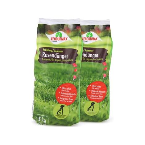 2 x 5 kg VERDURMAX® Rasendünger Frühling / Sommer (1/5)