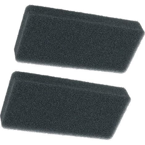 Lot de 2 mousses filtrantes biologiques pour aquarium, feuilles de mousse à cellules ouvertes découpables sur mesure pour décantation (280 x 137 x 20 mm), noires (1/5)