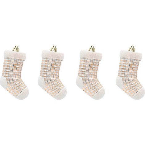 Chaussettes de Noël pour sapin de Noël, cheminée, décoration de fête de Noël (1/5)