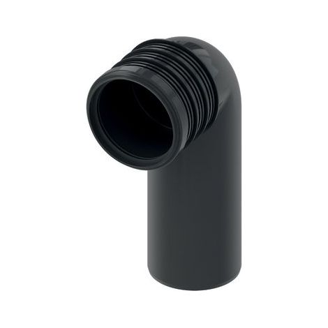 TECE TECE-WC-Anschlussbogen DN 90/90 aus PE-HD (schweißbar), 9820315 (1/2)