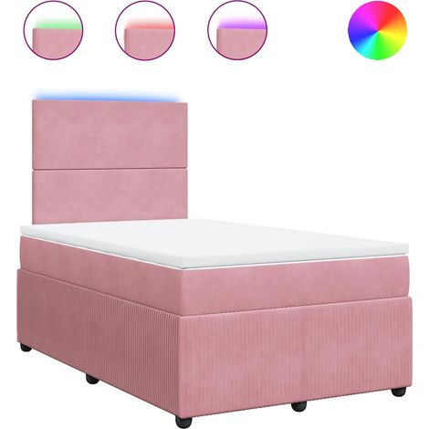 Maison Exclusive - Boxspringbett mit Matratze Rosa 120x200 cm Sam