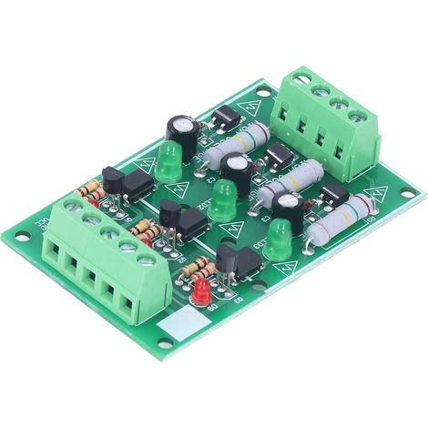 Module d'isolation par optocoupleur à 3 canaux, carte de détection de tension alternative 220 V à isolation photoélectrique (1/5)