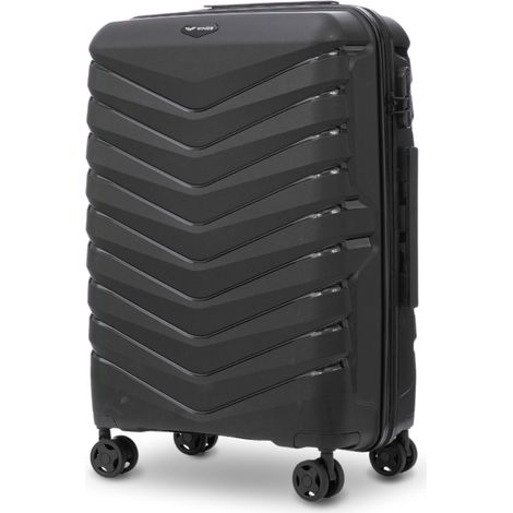 Maleta mediana Wings PHOENIX 2.0 de polipropileno de 61 cm (24") NEGRA