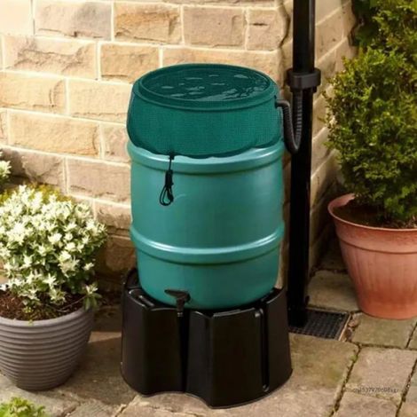Récipient de récupération d'eau de pluie en deux parties avec cordon de serrage, 80 cm, système de récupération d'eau de pluie (1/4)