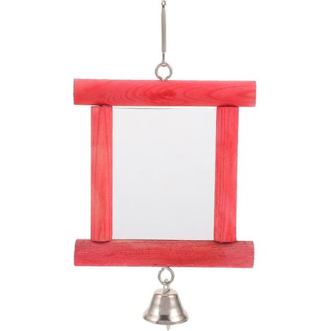 Miroir à oiseaux pour la maison, jouet pour oiseaux, cage à perroquet, miroir à suspendre, décoration, accessoires pour perroquets (1/5)