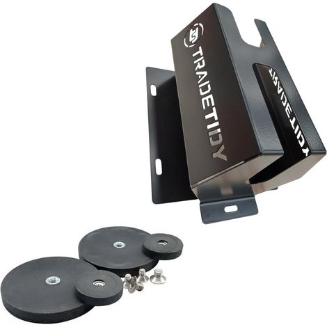 Tradetidy Adhesive Tape Holder - Black + TT-MAGKIT Magnetic Mounting Kit TT-ATB (1/5)