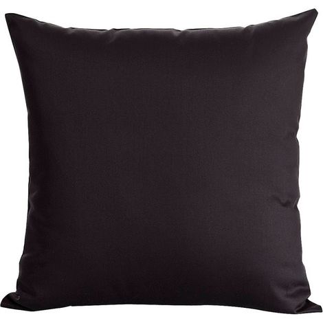 Baumwollkissenbezug 60x60 schwarz 27 einfarbig