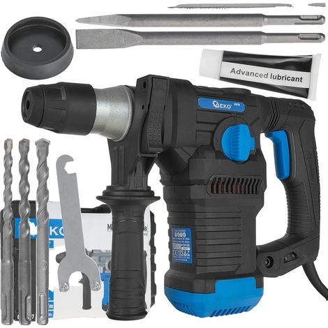 Geko Młotowiertarka 1500W 6J SDS Plus Perceuse Puissante (1/3)