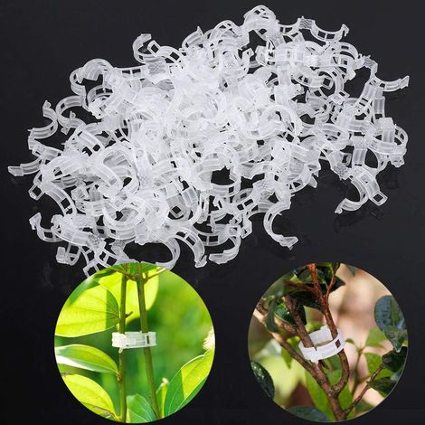 300 pezzi di clip per piante di pomodoro, clip di supporto per piante da giardino, clip per viti da giardino, clip per tralicci di viti per pomodori e verdure (1/4)