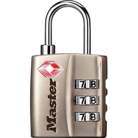 Tsa-Kabel 3 Ziffern 30 mm vernickelt Bl - Master Lock