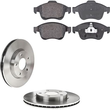 KIT FRENI ANTERIORI compatibile con NISSAN JUKE (F16) - DISCHI + PASTIGLIE OEM: P 68 050 / 6110684 /SOSTITUZIONE DIRETTA/BASSA POLVERE/SILENZIOSO (1/5)