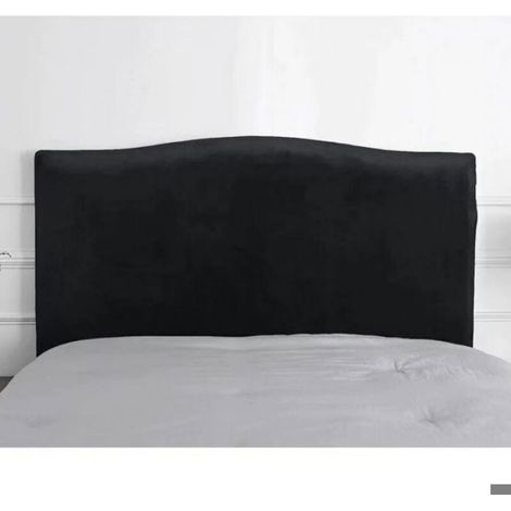 Housse de tête de lit élastique, adaptée aux têtes de lit de 140 à 170 cm de hauteur, taille 150 cm, confortable, respirante (1/5)