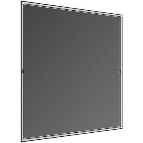 Windhager FliegenschutzFenster Cool 100 x 120 cm schwarz/weiß kürzbar Insektenschutzfenster (1/2)