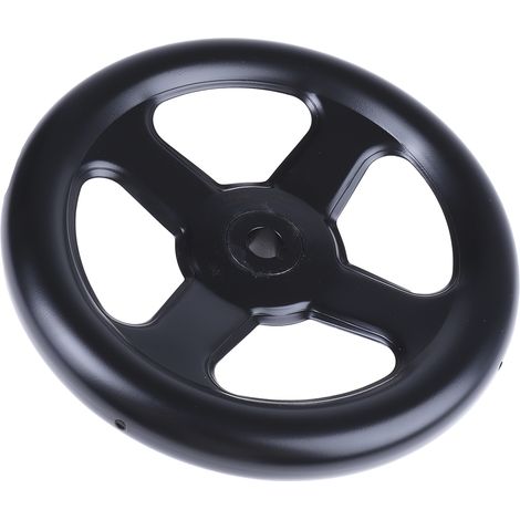 Volant de manœuvre RS PRO 200mm, 14mm Ø de montage en Acier ( Prix pour 1 )