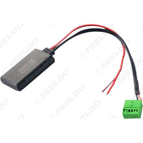 Compatible avec les Volkswagen Passat/Golf 7/Polo : câble adaptateur audio Bluetooth AUX et câble d'entrée audio AUX