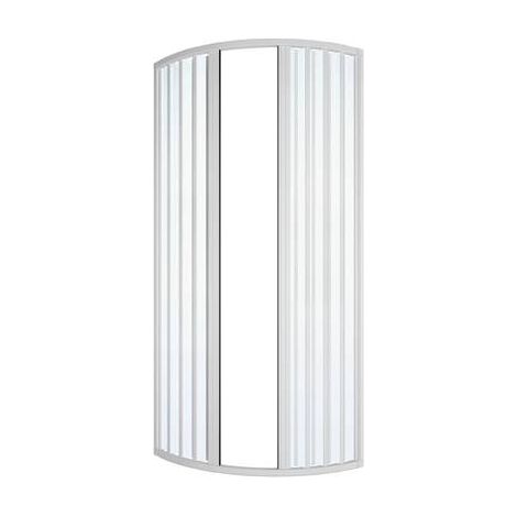 Box doccia circolare a soffietto mod. ilaria lux cm 68-70 apertura laterale r38 (1/5)