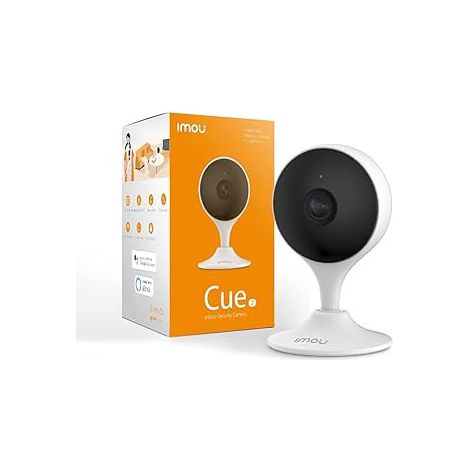 Imou IPC-C32EP Cue 2 Telecamera IP Wi-Fi Interno 3MP Visione Notturna 10m Audio Bidirezionale MicroSD 512GB colore Bianco