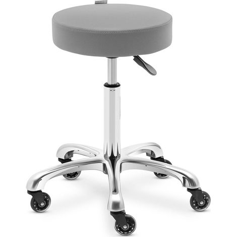 Sgabello tondo girevole WORCESTER DARK GRAY 150 kg (1/4)