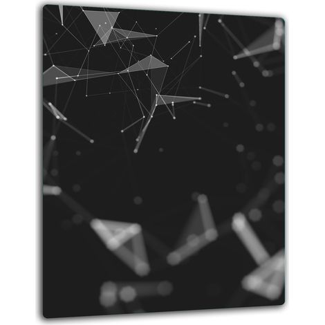 PIASTRA DI PROTEZIONE IN VETRO PER PIANO A INDUZIONE 40x52 NERA (1/5)